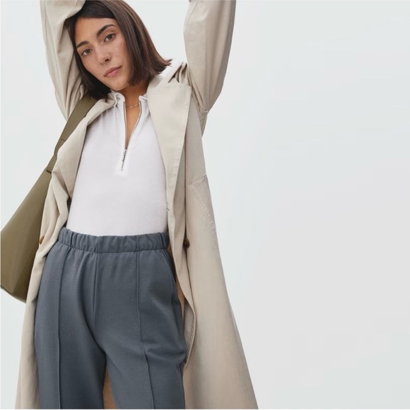 Everlane Dream Women's Gray Cropped Pant, new without tags - Picture 6 of 11